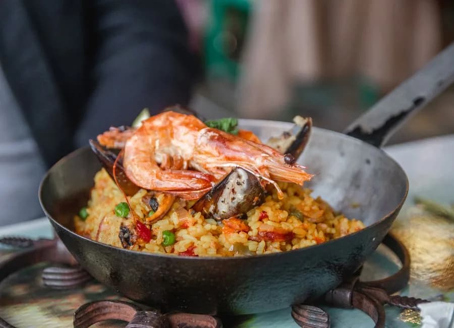 Saffron Seafood Paella