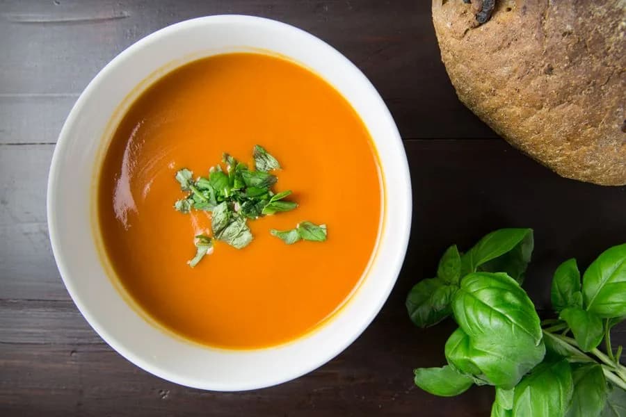 Roasted Tomato & Harissa Bisque